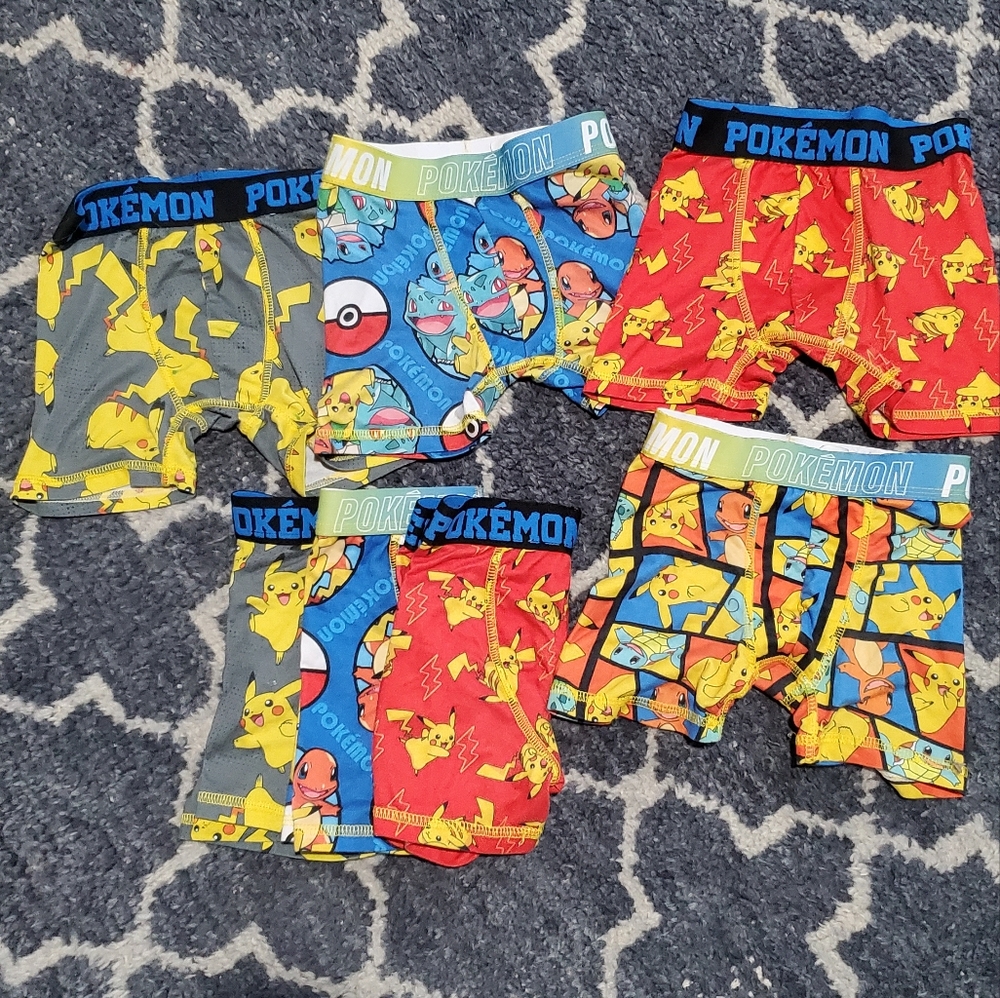 Boys 4t pokemon underwear haul! Pack of 7!